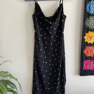 Nasty gal polka dot midi dress